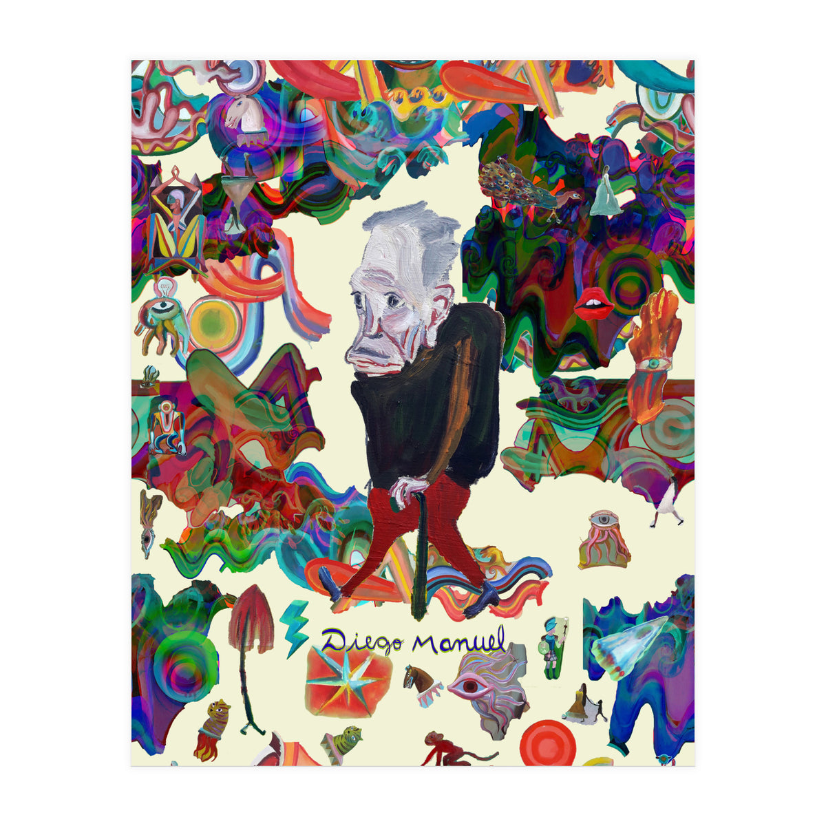 Graffitis 2021 Tapiz 56 B (Print Only)