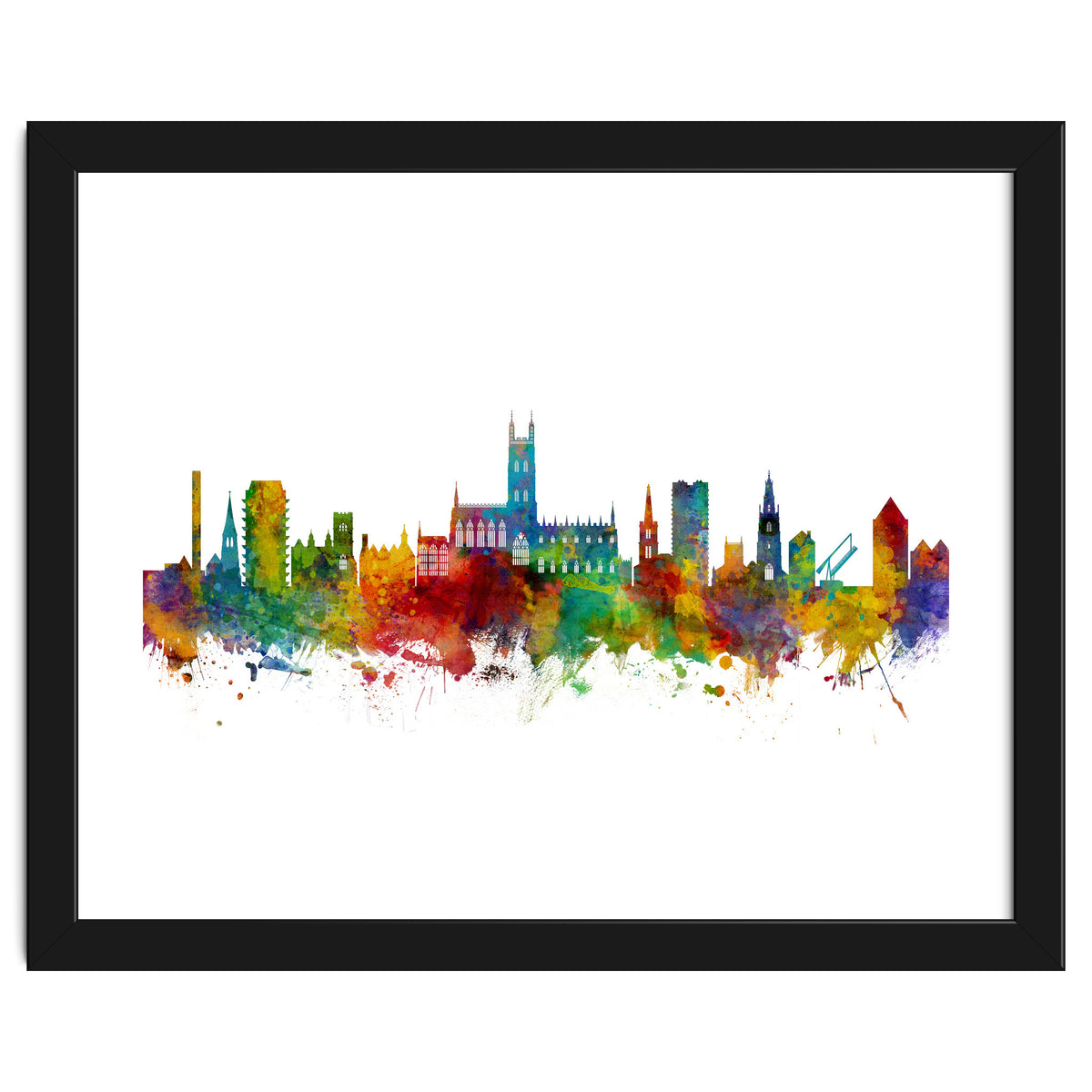 Gloucester England Skyline