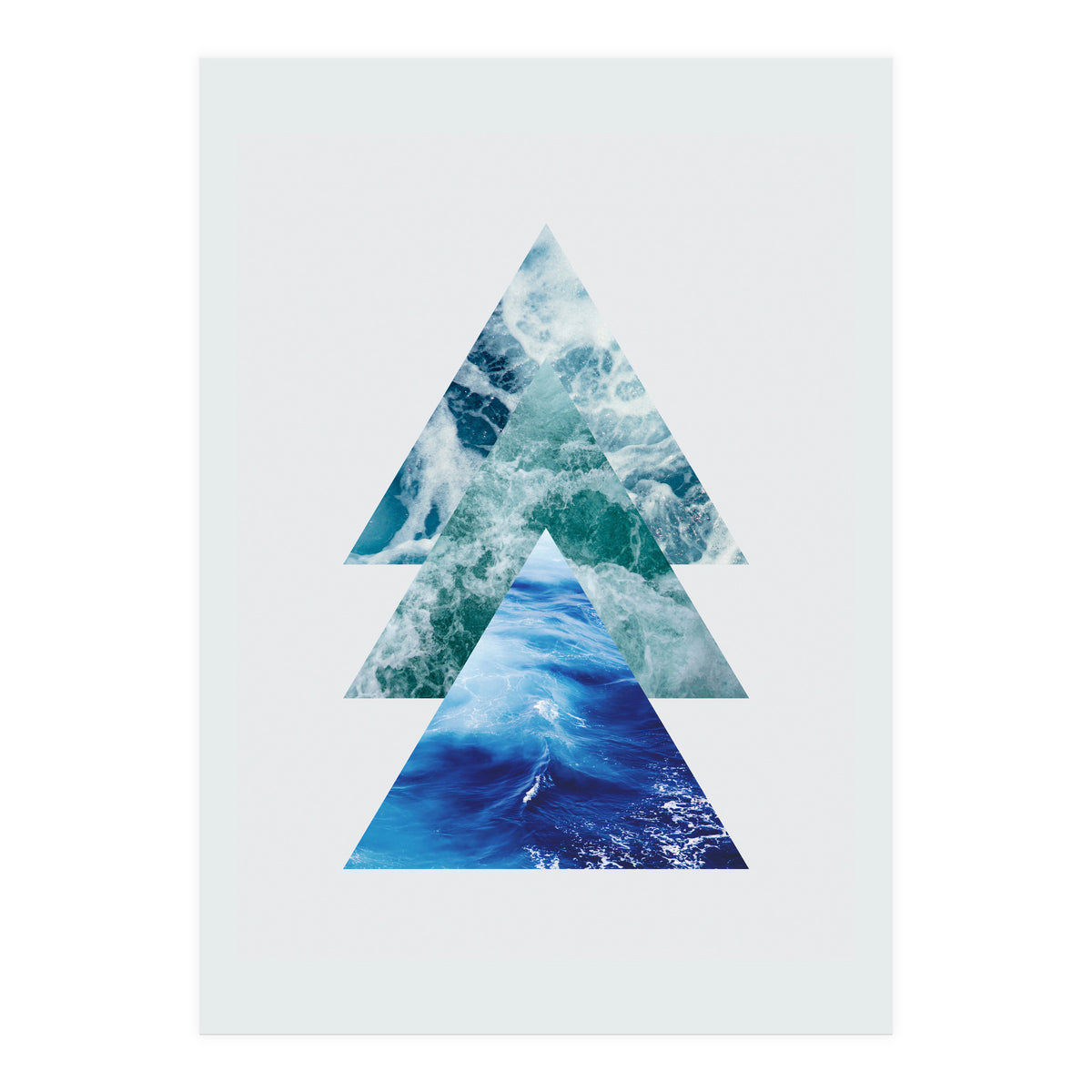 Ocean Triangles (Print Only)