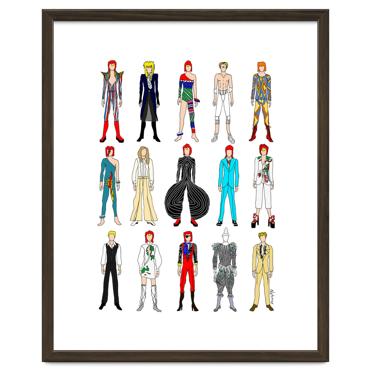 Outfits of Bowie Fashion