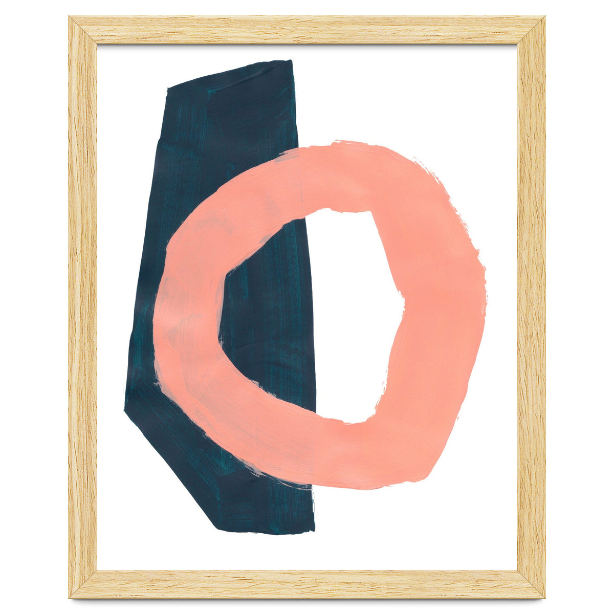 Teal Pillar Salmon Ring