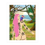 Pink Kingfisher and Me (Print Only) thumbnail