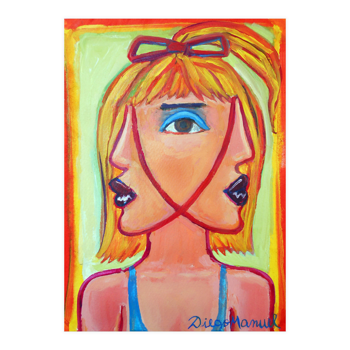 Cabeza De Mujer 7 (Print Only)