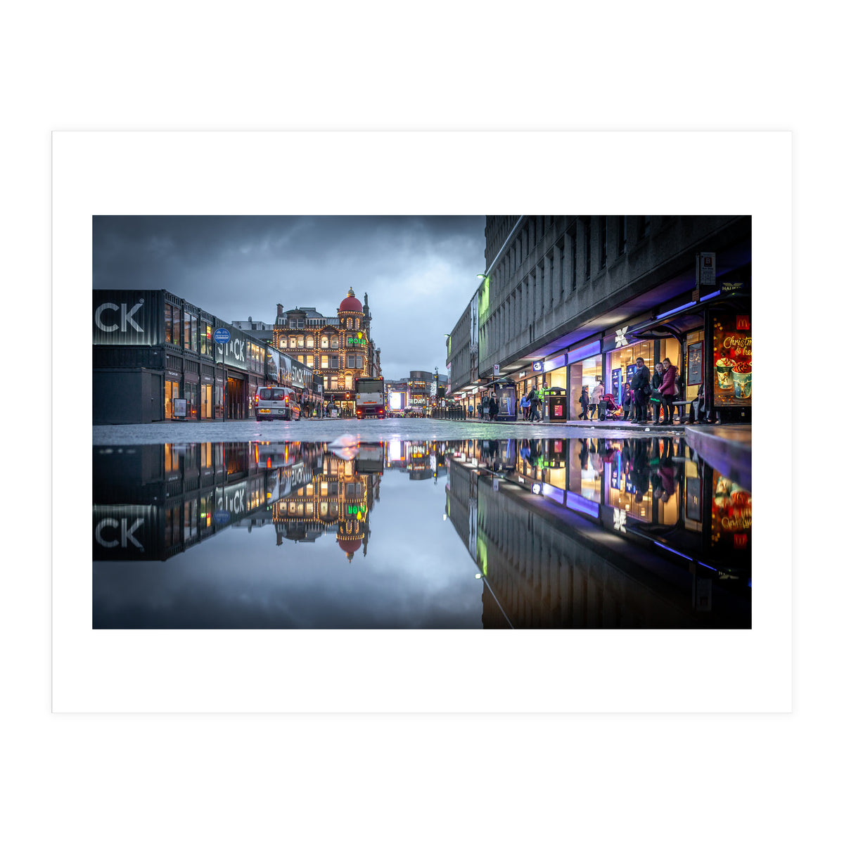 City reflection Newcastle upon tyne (Print Only)