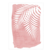 Palm Leaves On Pink (Print Only)
