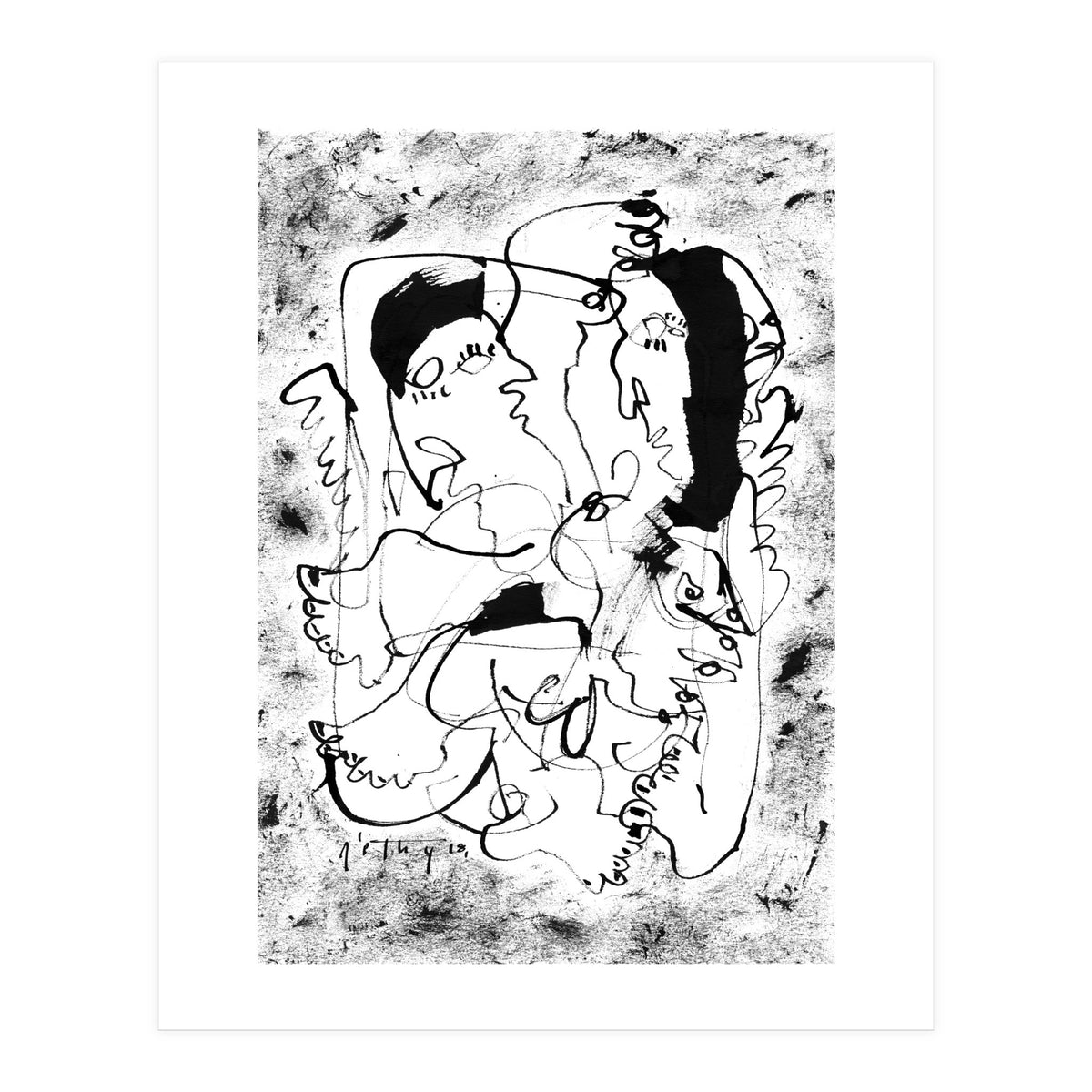 Dancing Forever - b&w (Print Only)