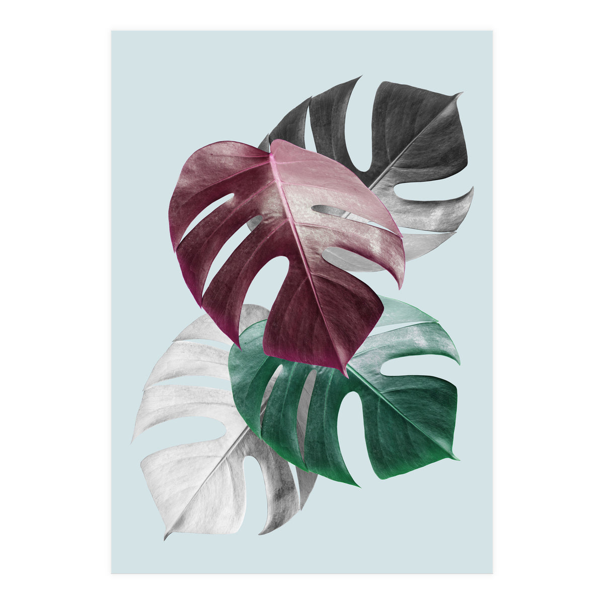 Tropical collage II (Print Only)