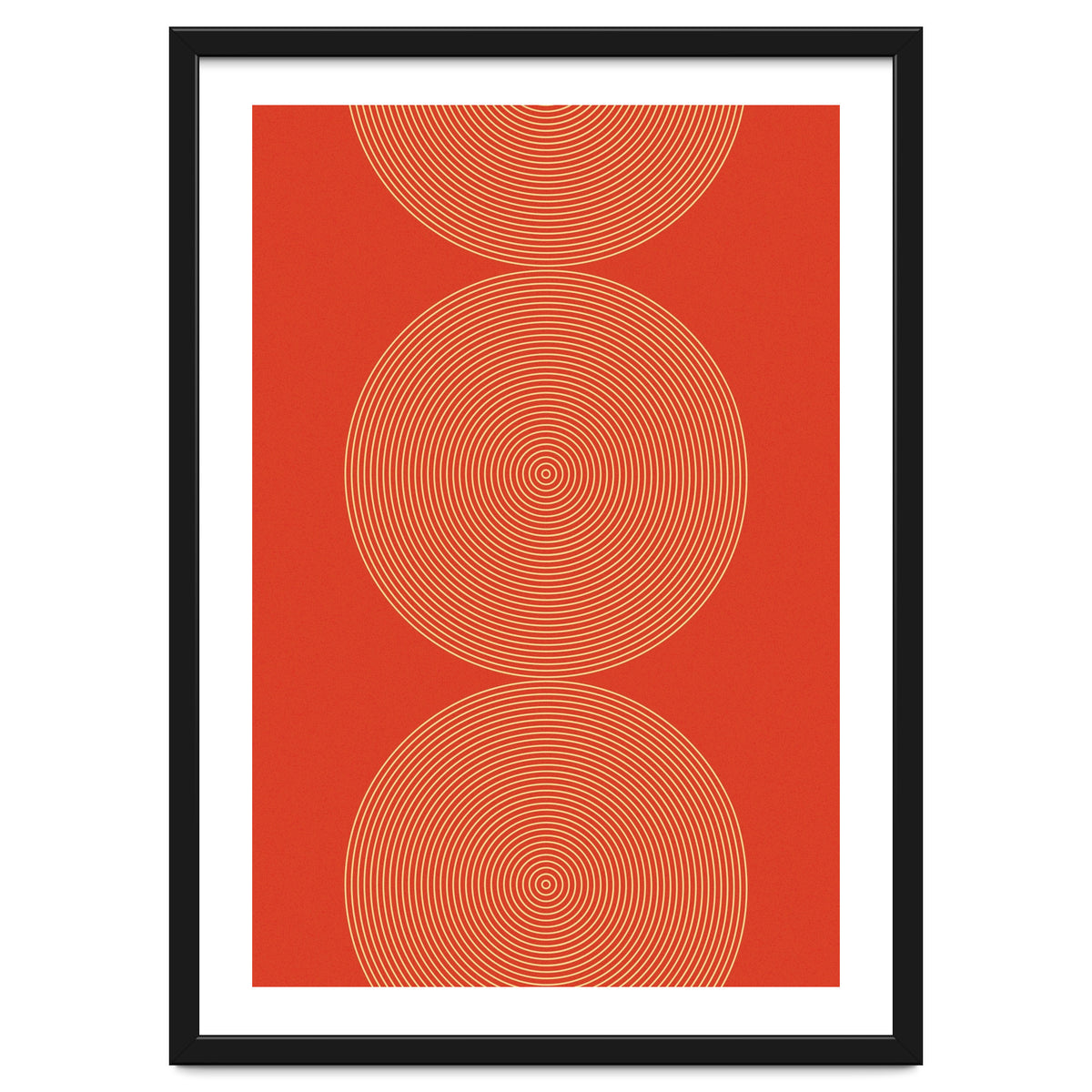 Radial Mid Century Geometric Art