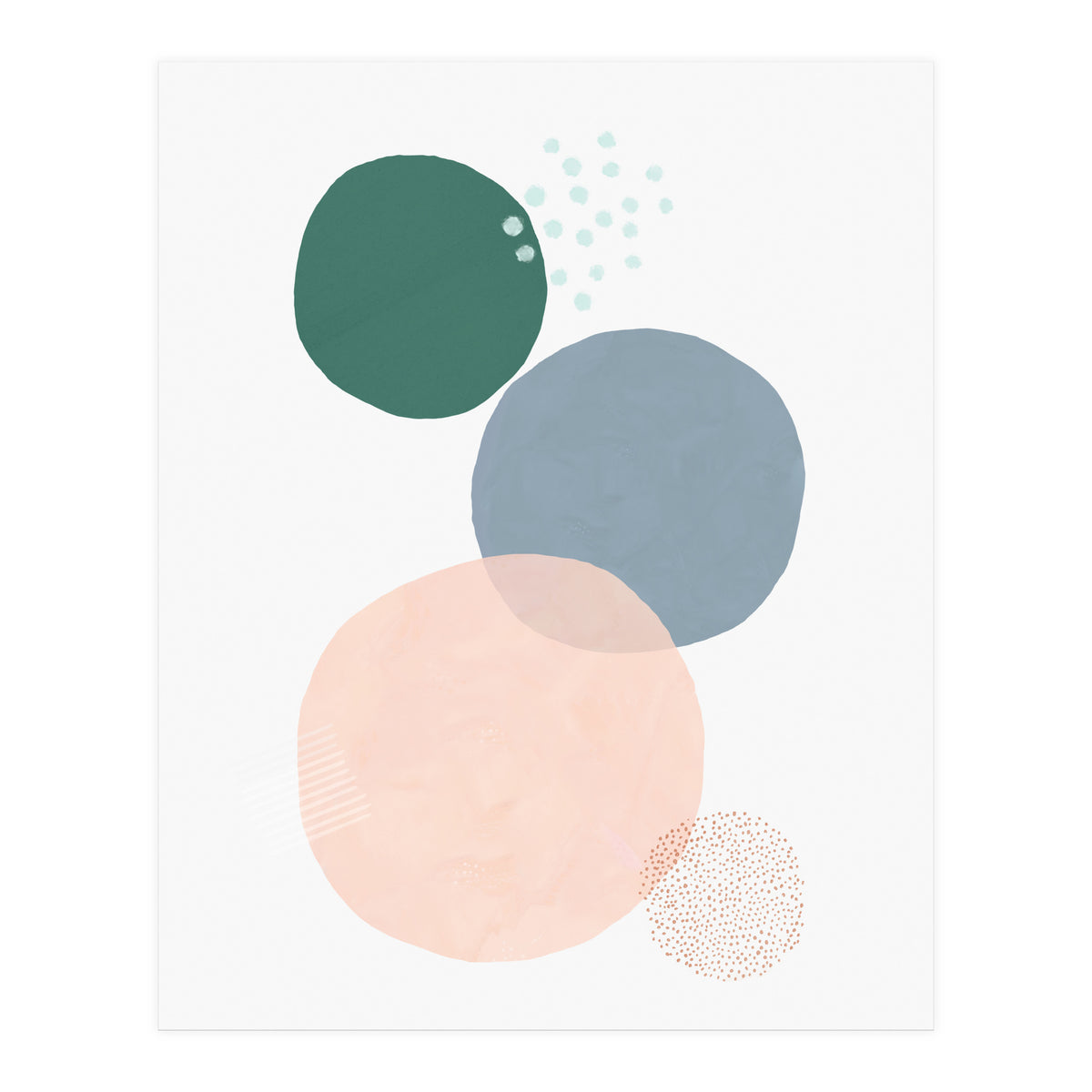 Abstract Soft Circles Part 3 (Print Only)