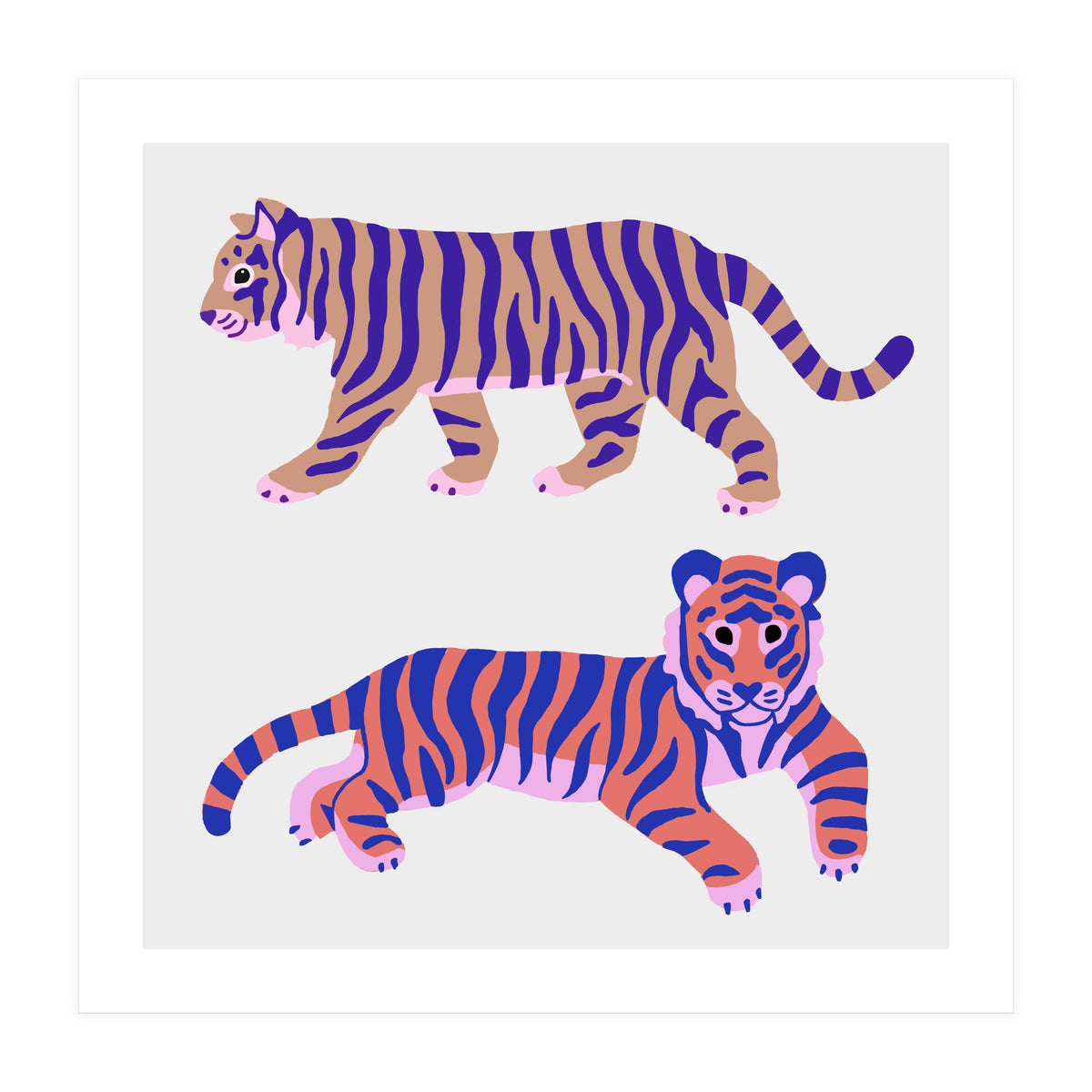 Tigers Squre (Print Only)