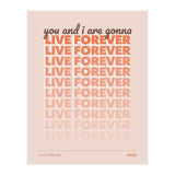 Oasis - Live Forever (Print Only) thumbnail