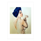 Untitled #89 - Nude in a blue turban (Print Only) thumbnail