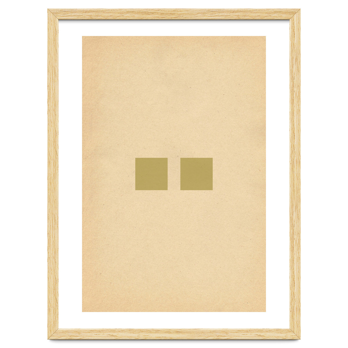 Minimalist green squares