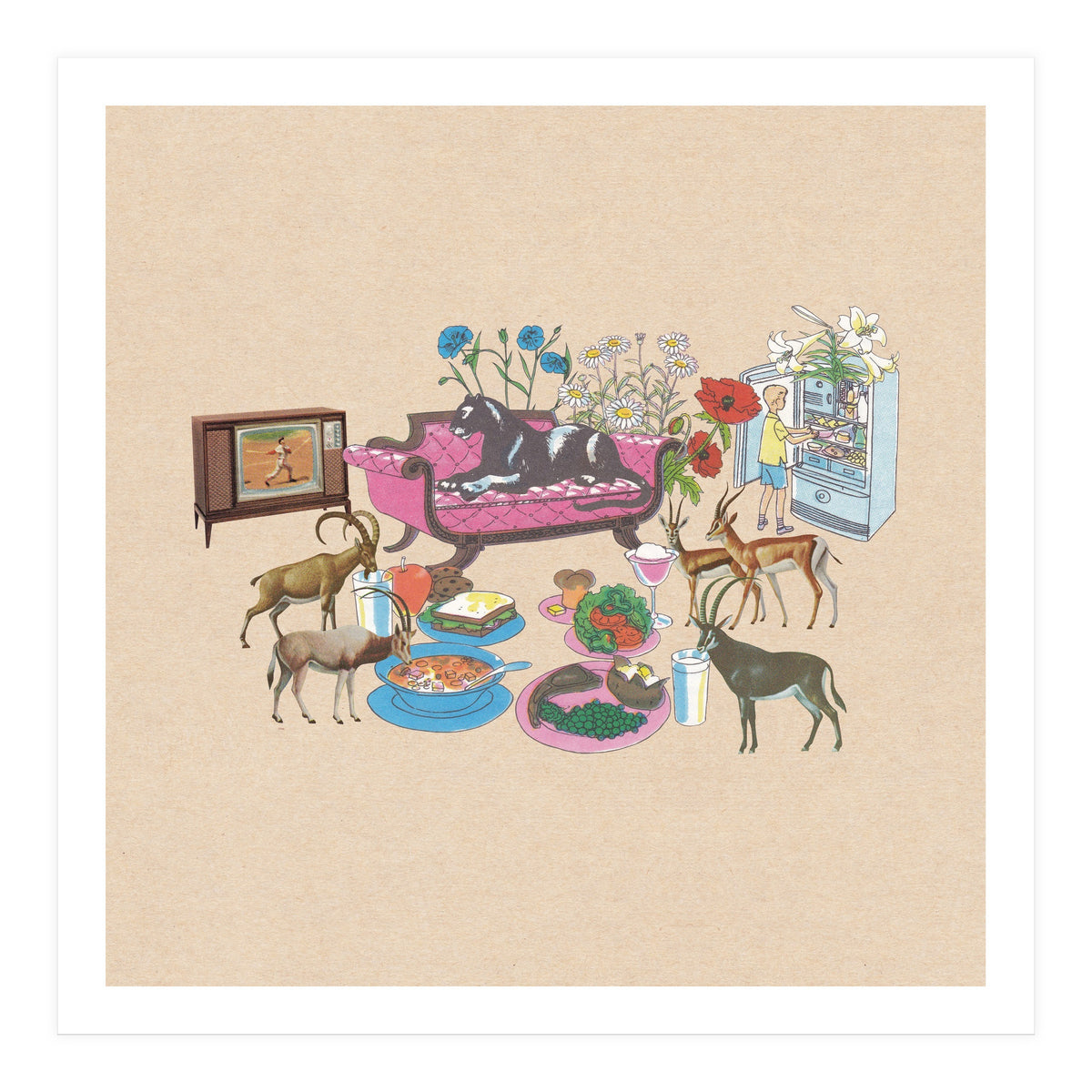 Black Panther And Friends (Print Only)