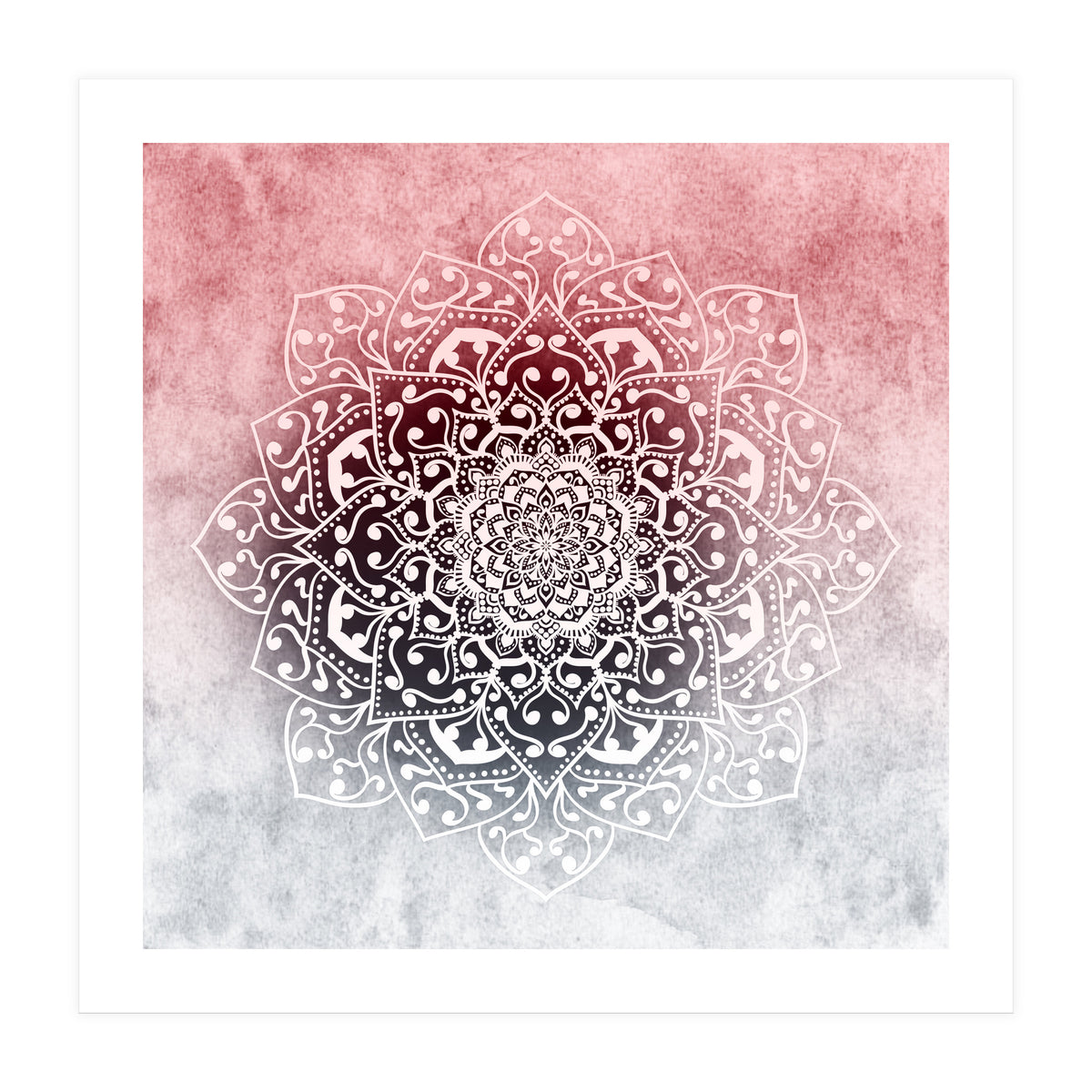 Hygge Winter Vibes Mandala (Print Only)