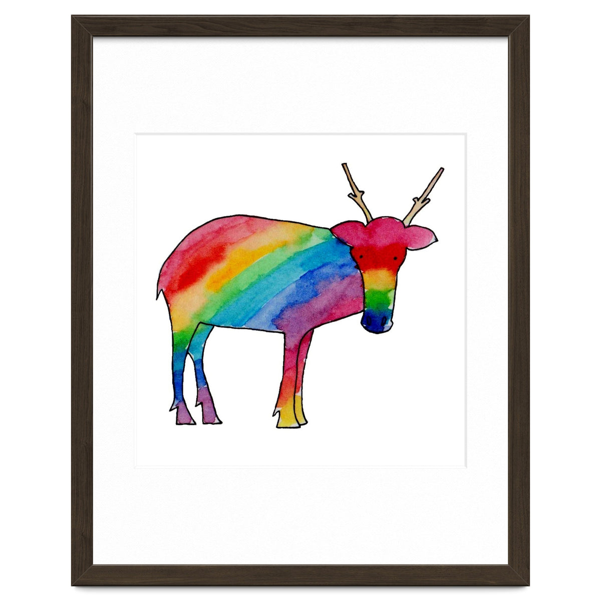 Rainbow reindeer