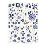 Indigo Flower Mashup (Print Only) thumbnail