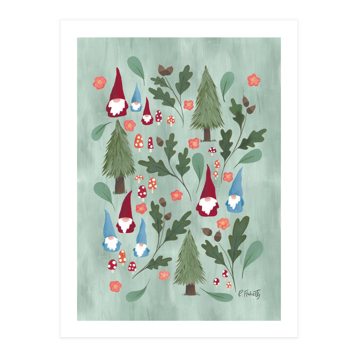 Garden Gnomes (Print Only)