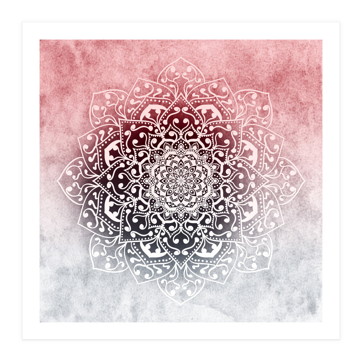 Hygge Winter Vibes Mandala (Print Only)