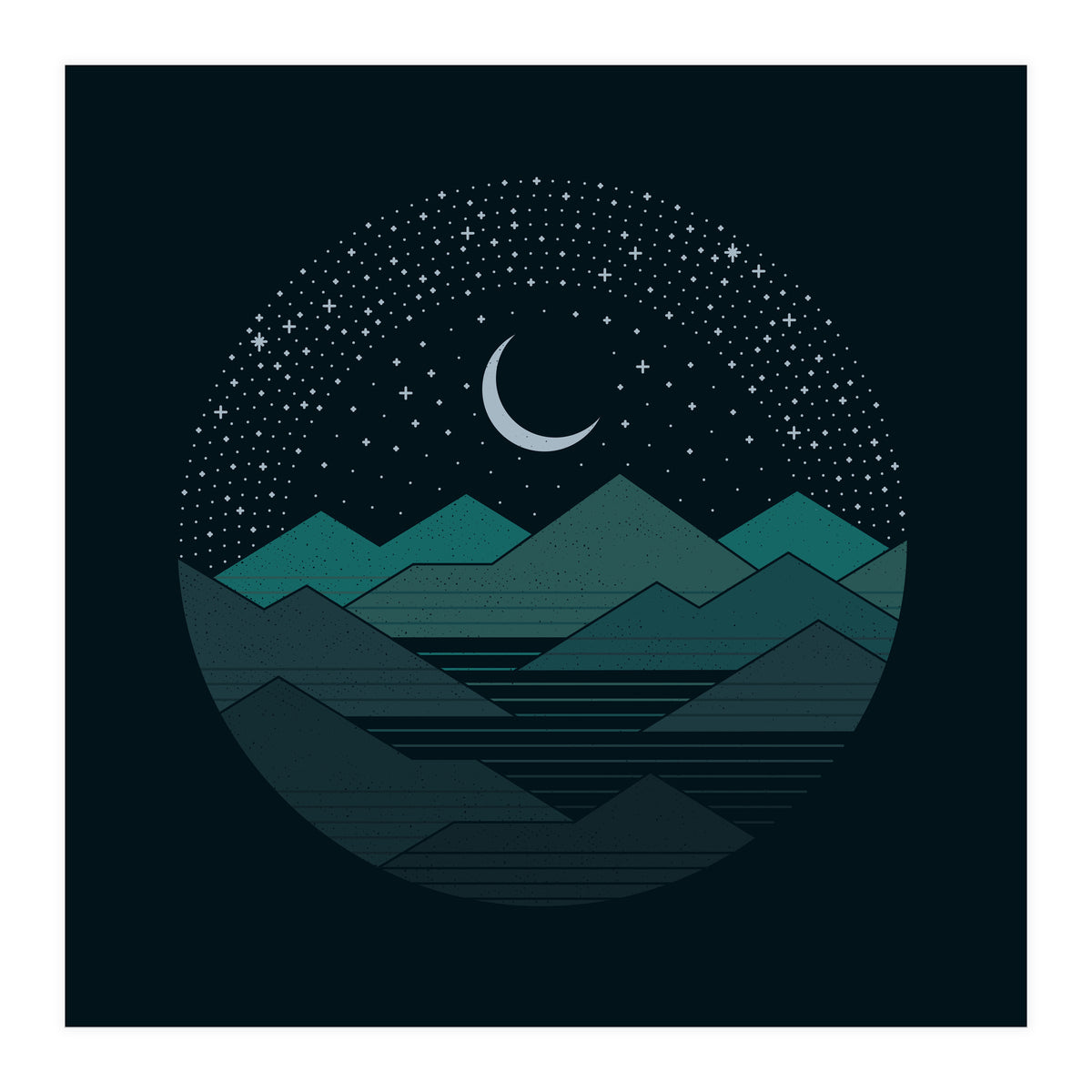 Between The Mountains And The Stars (Print Only)