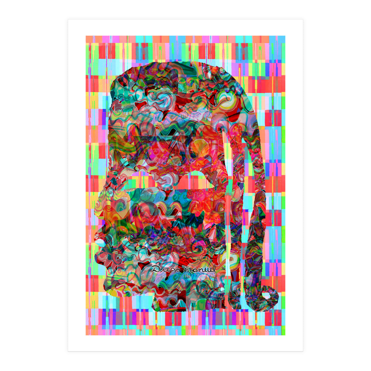 Abstracto Pop Nuevo B Nuevo 4 (Print Only)