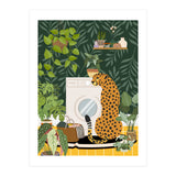 Cheetah in Tropical Laundry Room (Print Only) thumbnail