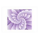Abstract Purple Floral  (Print Only) thumbnail