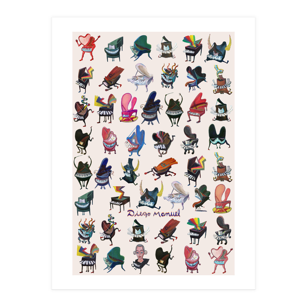 Pianos Pianos (Print Only)