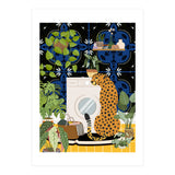 Cheetah in Moroccan Style Laundry Room (Print Only) thumbnail