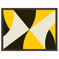 Geometric Shapes No. 4 - yellow, black & white