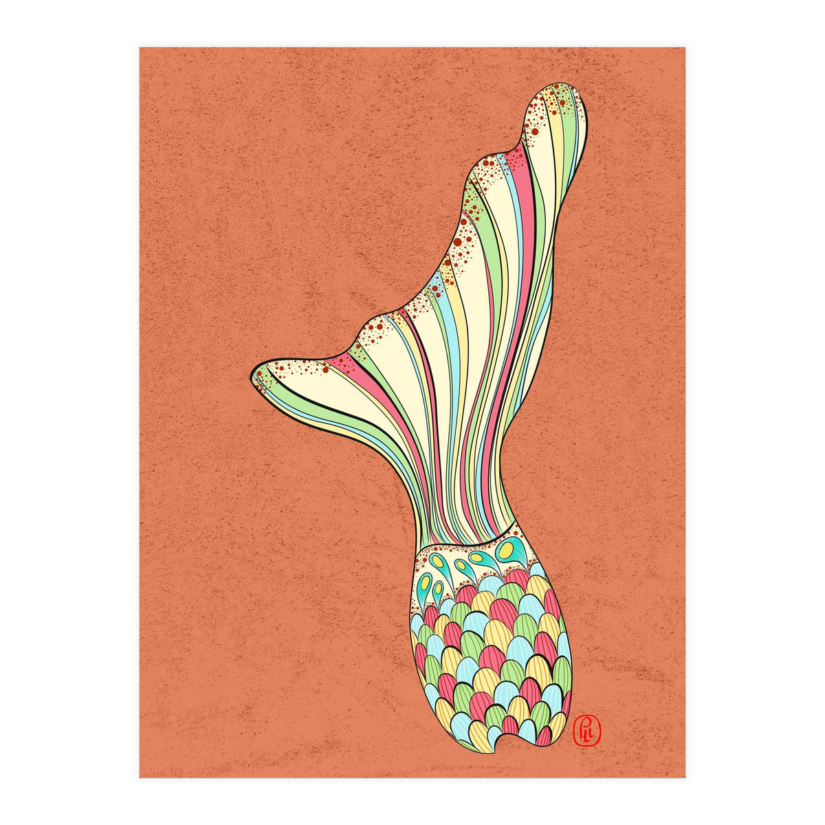Pineapple Flower (Print Only)