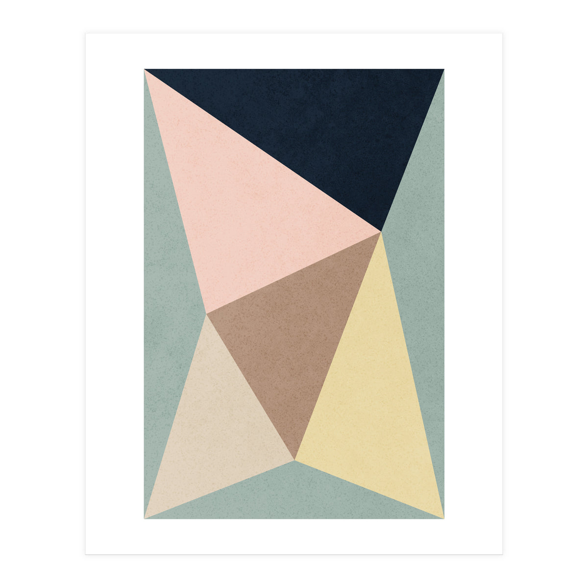 Minimal, Hard Edge Composition n82 (Print Only)