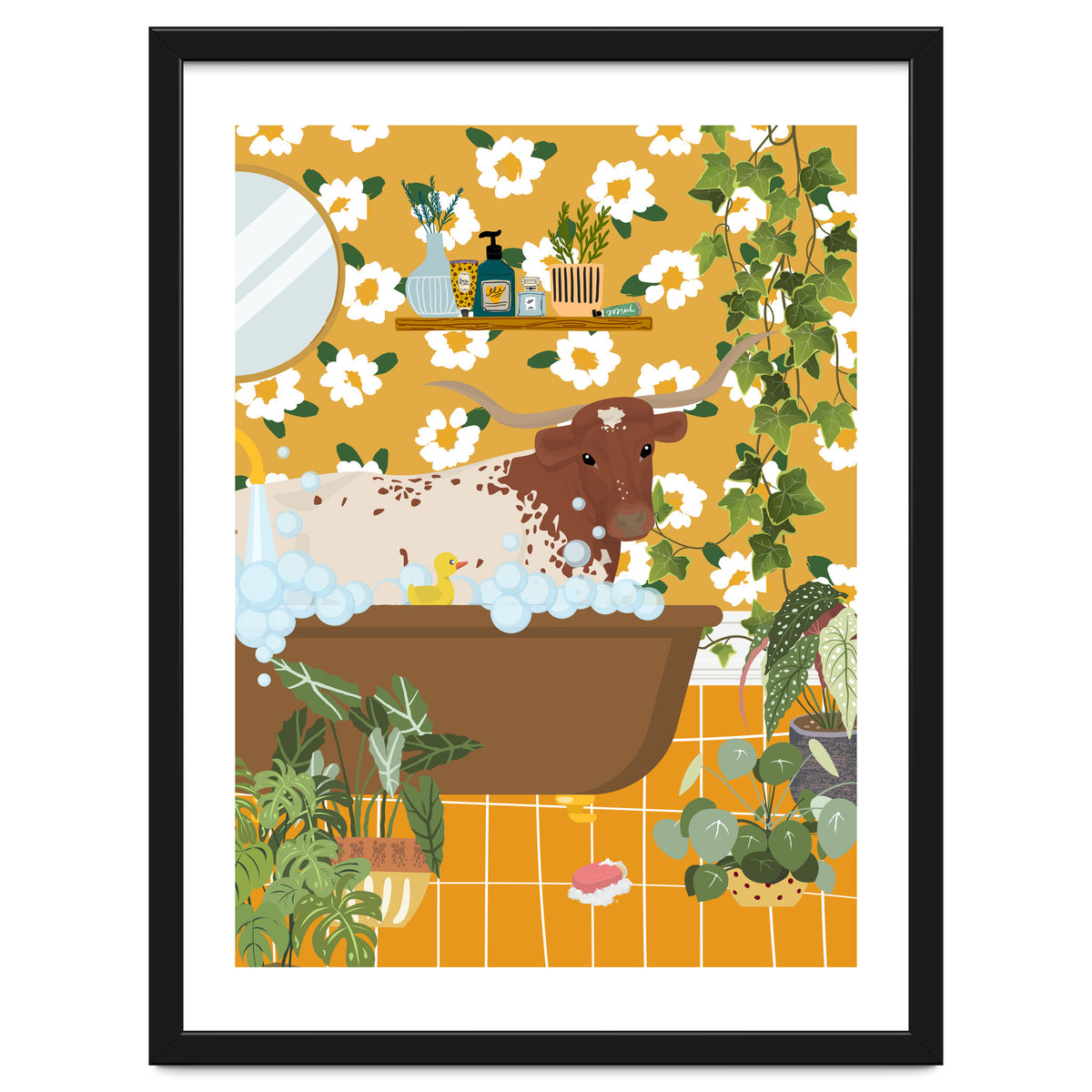 Texas Longhorn in My Bathtub