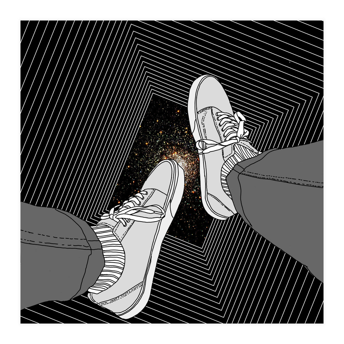 Falling into Abyss (Print Only)