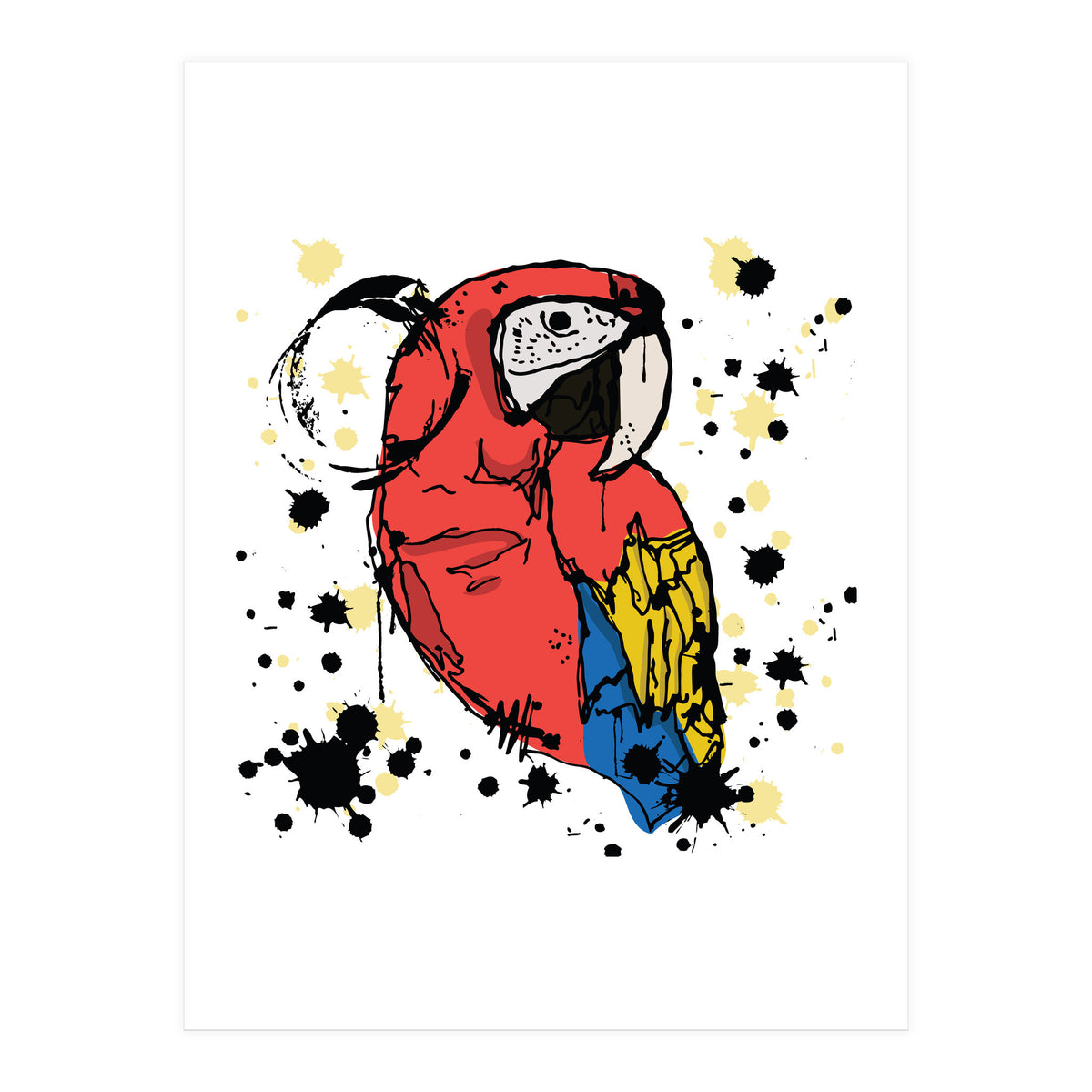 Guacamaya sketch (Print Only)