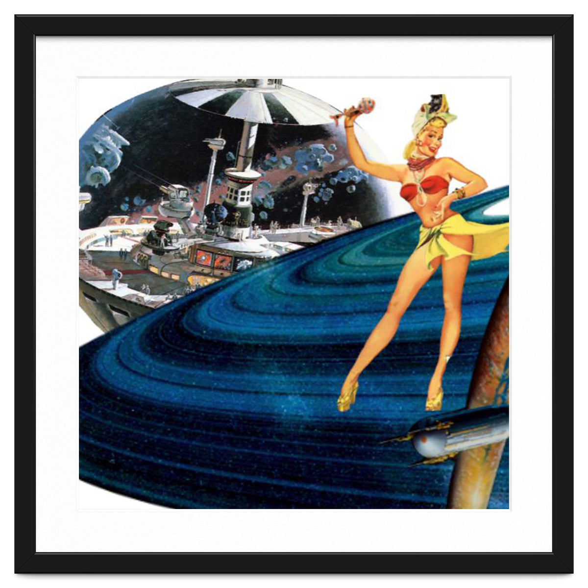 Dancer on Saturn Rings