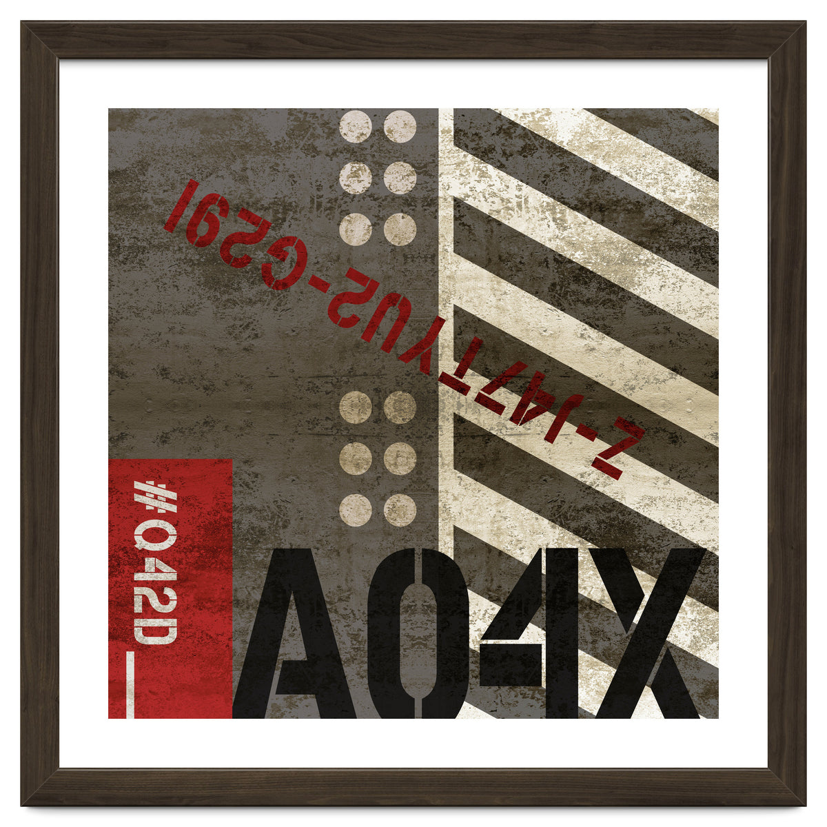 Abstract Industrial Grey Stripes