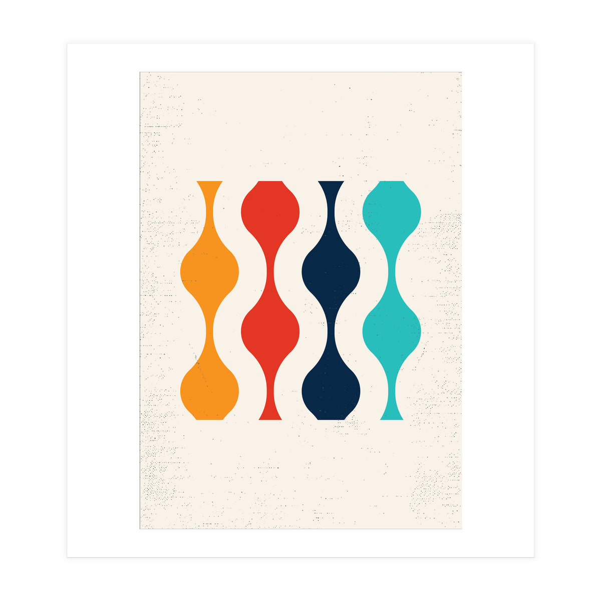 Mid Century Modern Geometry 014 (Print Only)