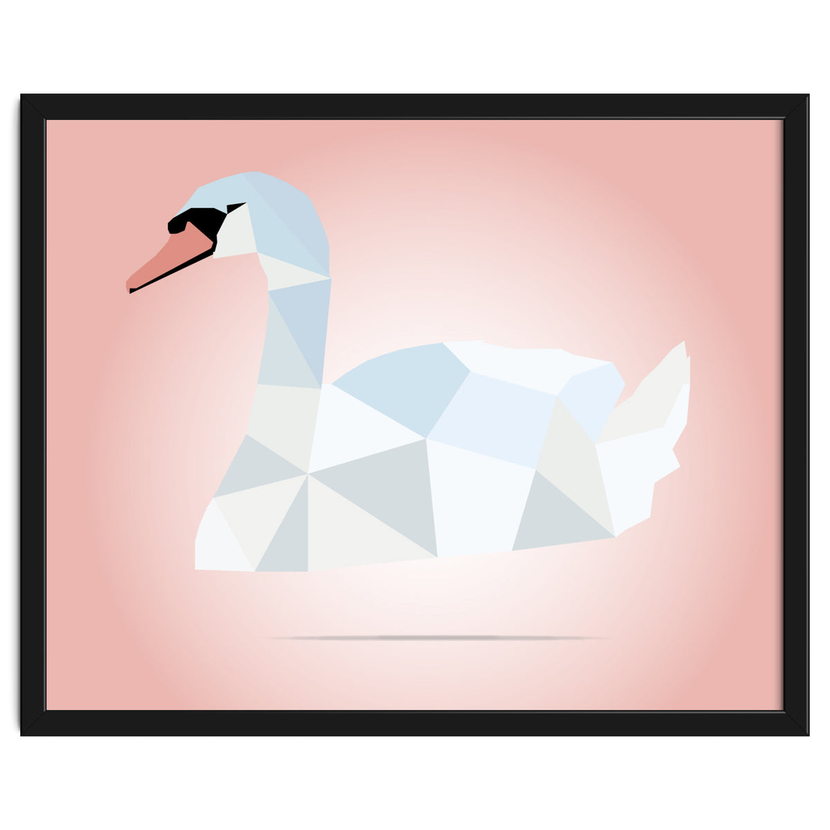 Swan Low Poly Art
