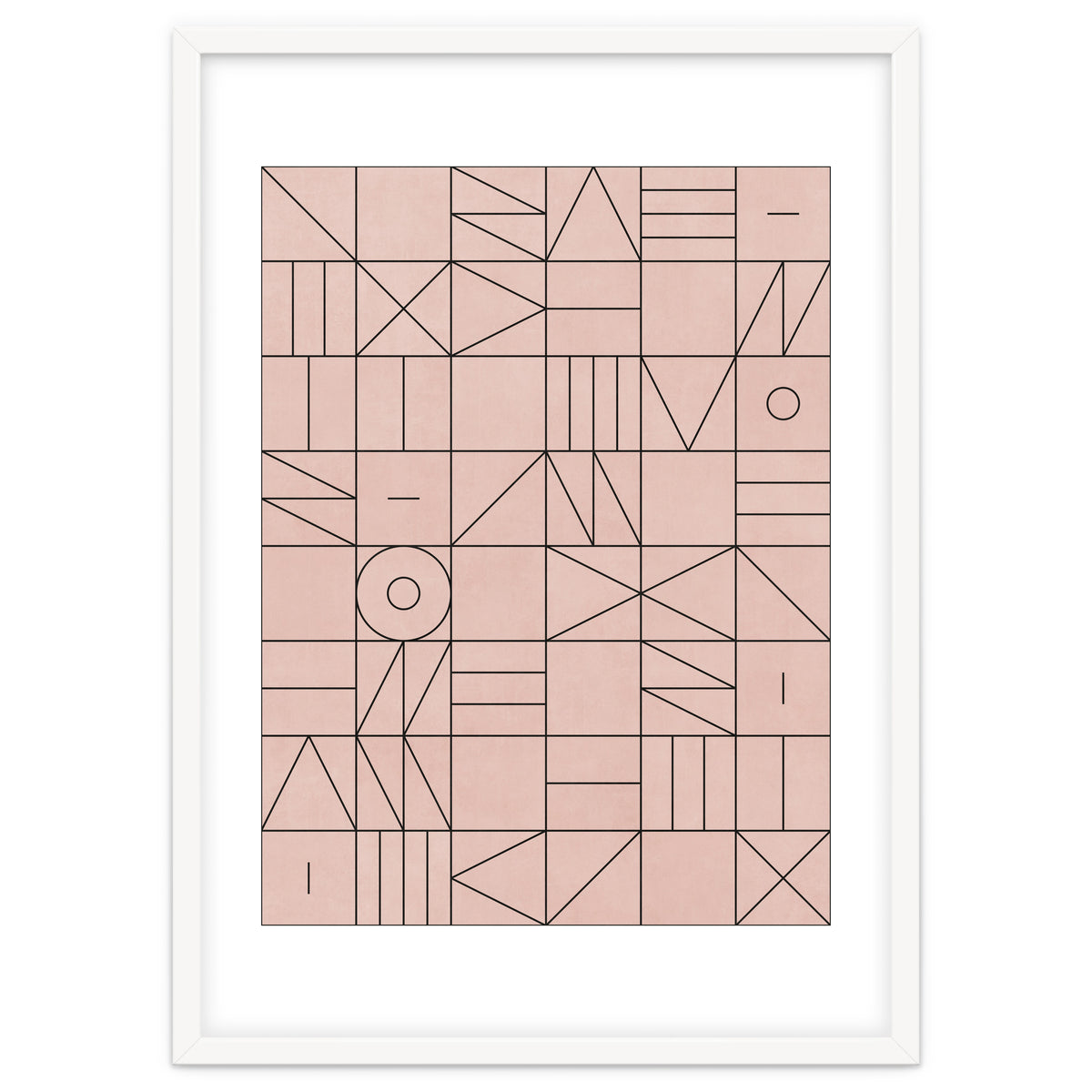 My Favorite Geometric Patterns No.2 - Pale Pink