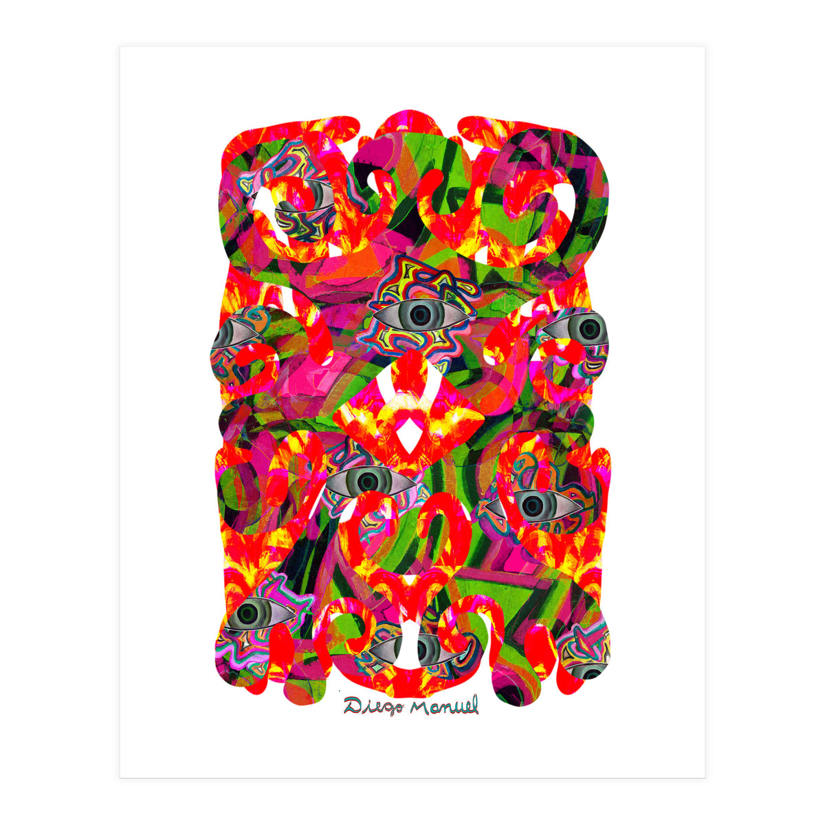 Pop Abstract Asimetrico 35 Copia (Print Only)