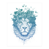 Floral Lion (Print Only) thumbnail