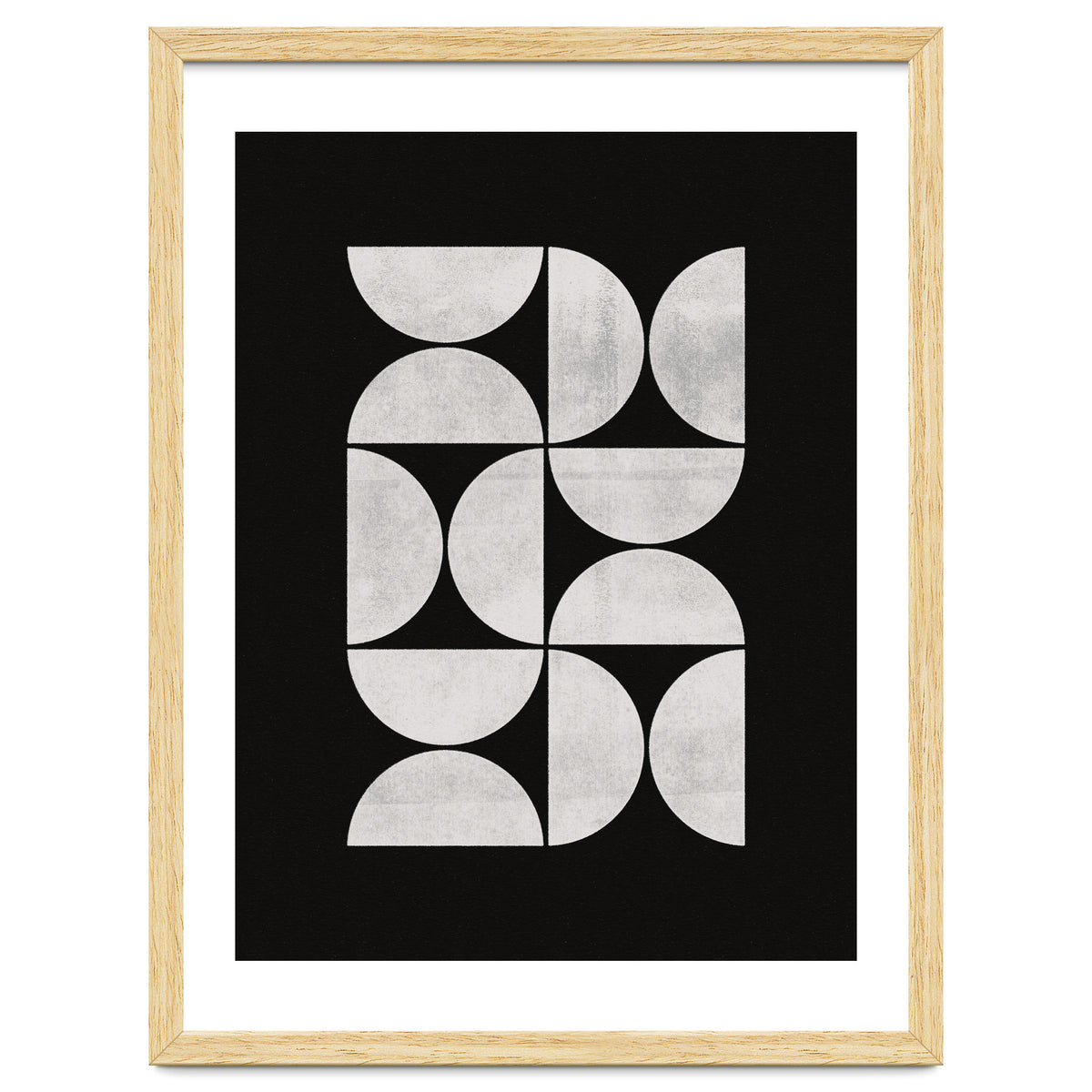 Mid-Century Modern No.31 - Woodblock Print