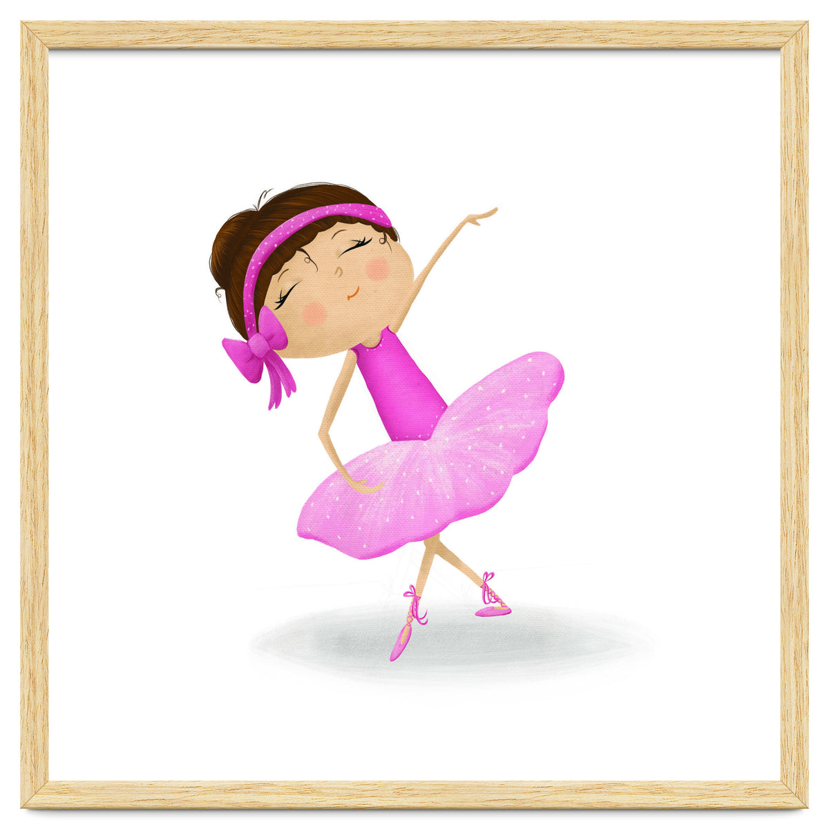 Adorable Ballerina Nursery Print