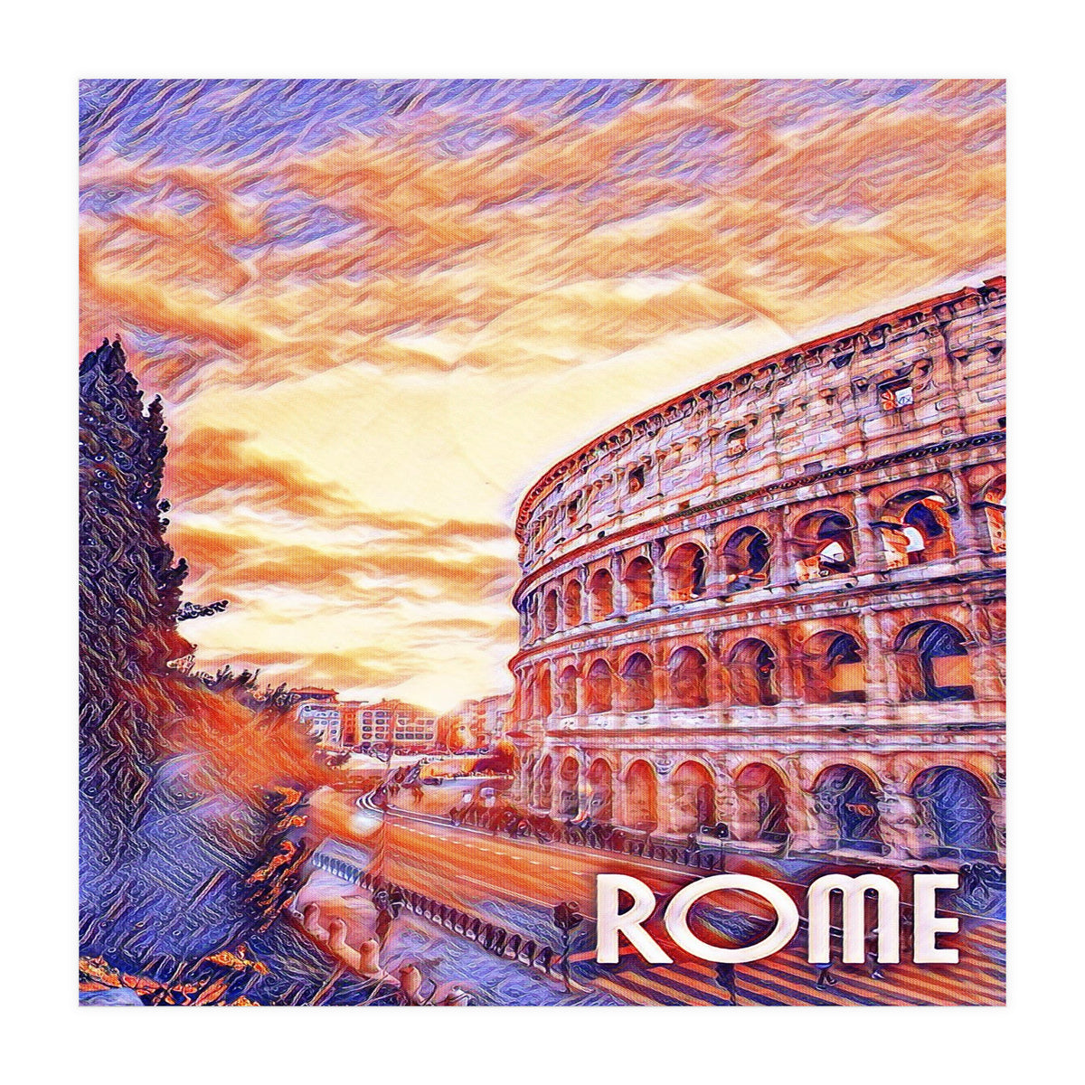 Rome Colosseo, Italy (Print Only)