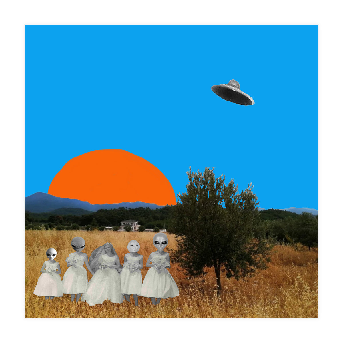 The Wedding Day - Collage (Print Only)