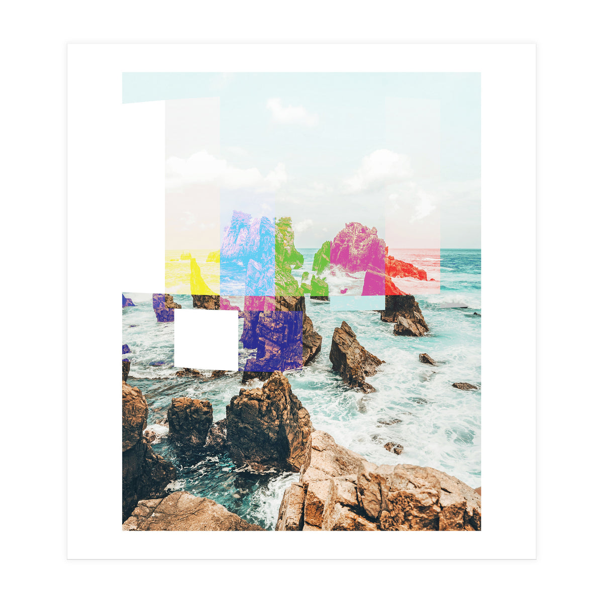 Virtual Sky Glitch (Print Only)