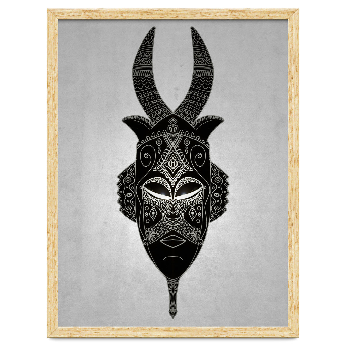 Horned Tribal Mask