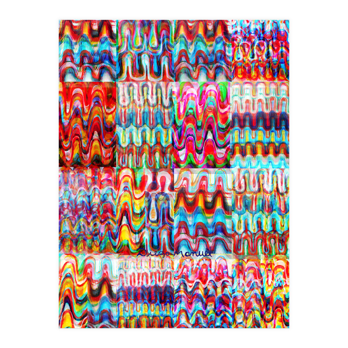 Pop abstract color full (Print Only)