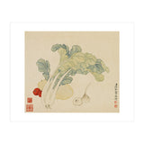 Wang Chengyu ~flowers, Vegetables, Chinese Cabbage, Potatoes, Garlic, Tomatoes, Vegetables (Print Only) thumbnail